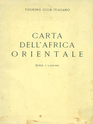 Carta dell africa orientale - dell'africa,