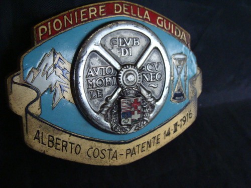 Badge automobile club cuneo - club,