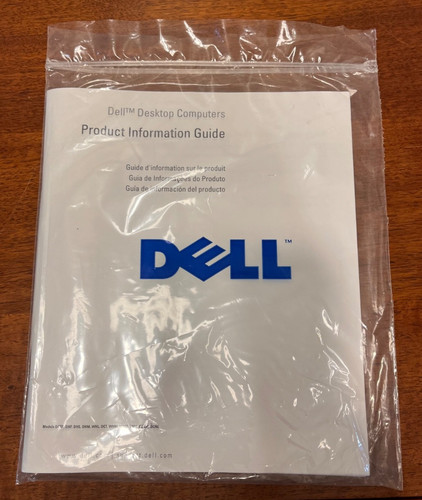 Product information guide dell - product,